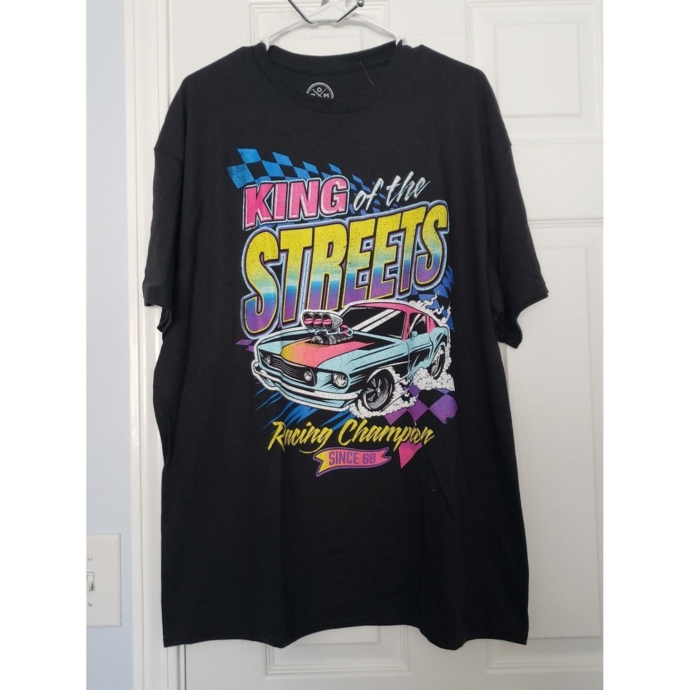 Mens Mustang Tshirt‎ Size XL Black